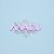 Aplique nome Floco de Neve - Frozen - 6cm - 1 unidade - Imagem 1