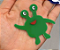 Aplique ET Verde  - Astronauta - 6cm - 1 unidade - Imagem 1