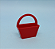 Cesta de Flores 3D - Chapeuzinho Vermelho - 6cm - 1 unidade - Imagem 1
