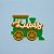 Aplique Trem e Nome - Trem - 6cm - 1 unidade - Imagem 1