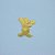 Aplique Personagem Dourado - Branca de Neve -  5cm - 1 unidade - Imagem 1