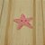 Aplique Estrela do Mar com rosto - Fundo do Mar - 5cm - 1 unidade - Imagem 2