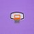 Aplique Cesta - Basquete - 6cm - 1 unidade - Imagem 1