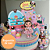 Cenário Vitrine de Doces - Minnie - 15cm - 1 unidade - Imagem 3