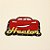 Aplique McQueen com furos para LED - Carros - 10,5cm - 1 unidade - Imagem 1