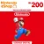 Gift Card Nintendo Eshop R$200 Reais - Código Digital - Imagem 1