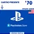 Gift Card Playstation Store $70 Dólares EUA - Código Digital - Imagem 1