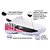 Kit 2 Pares Chuteira Society Futebol Runway Winner Masculino - Branco E Preto - Imagem 4
