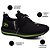 Kit 2 Pares Tênis Esportivo Academia Runway Running Feminino - Preto/Verde E Branco/Preto - Imagem 4
