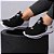 Kit 2 Pares Tênis Esportivo Academia Runway Running Feminino - Preto/Rosa E Branco/Preto - Imagem 2