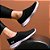 Kit 2 Pares Tênis Meia Sem Cadarço Macio Runway Feminino - Preto E Nude - Imagem 2