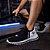Tênis Esportivo Academia Caminhada Runway Running Masculino - Branco/Preto - Imagem 1