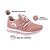 Kit 2 Pares De Tênis Caminhada Corrida Academia Runway Soft Feminino - Preto E Nude - Imagem 2