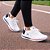 Kit 2 Pares De Tênis Caminhada Corrida Academia Runway Soft Feminino - Branco E Preto - Imagem 2
