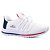 Kit 2 Pares De Tênis Caminhada Corrida Academia Runway Soft Masculino - Branco E Marinho - Imagem 4