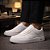 Kit 2 Pares De Tênis Estilo Retrô Sneaker Runway Sportswear Masculino - Preto/Branco E Branco - Imagem 2