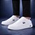 Kit 2 Pares De Tênis Estilo Retrô Sneaker Runway Sportswear Masculino - Preto/Branco E Branco - Imagem 2