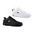 Kit 2 Pares De Tênis Estilo Retrô Sneaker Runway Sportswear Masculino - Preto/Branco E Branco - Imagem 1