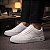 Tênis Estilo Retrô Sneaker Runway Sportwear Masculino - Preto/Branco - Imagem 7