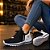 Tênis Esportivo Academia Caminhada Runway Running Feminino - Branco/Preto - Imagem 1