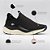 Tênis Feminino Para Caminhada Corrida Academia Runway Easy - Preto Branco - Imagem 2