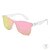 Óculos de Sol Jubah Amanhecer  Transparente e Brilhante  com Lentes Rosa - Imagem 1