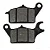 PASTILHA FREIO DIANT FACTOR/FAZER/ybr150/125 09/16 ALLEN dpm - Imagem 1