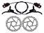 FREIO DISCO  HIDRAULICO C/ROTOR  2 PISTONS DE ALUMINIO TZ/DIANT - Imagem 1