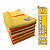 Kit 10 Panos de Microfibra 40X60cm 350gsm Amarelo Lincoln - Imagem 1