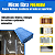 Kit 3 Panos De Microfibra 40X40cm Azul 350Gsm Lincoln - Imagem 7