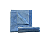 Kit 5 Panos de Microfibra 40X40cm 350gsm Azul Lincoln - Imagem 5