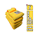 Kit 5 Panos de Microfibra 40X40cm 350gsm Amarelo Lincoln - Imagem 1