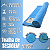 Kit 2 Toalhas De Secagem 40X60cm Azul 435gsm Lincoln - Imagem 4