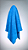Kit 2 Toalhas De Secagem 40X60cm Azul 435gsm Lincoln - Imagem 2