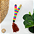 Kit Aplicador e Kuripe – Linhas Arco-Íris com Pingente Espírito Santo - Imagem 1