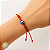 Pulseira Kabbalah 7 Nós com Olho Grego ✨🔵 - Imagem 1