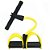 Elastico Extensor 4 tubos Academia Casa abdominal cordas Pilates Tonificação exercicio Intensidade - Imagem 2