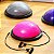 Meia Bola Bosu Com Elastico Ginastica Pilates Yoga Academia Equilibrio Fit Exercicio Fitness Reabilitaçao Fisioterapia - Imagem 6