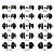 Halter Regulavel 24Kg Dumbell Anilhas Academia Peso Ajustavel Treino Musculaçao Fitness Cross Exercicio Corpo - Imagem 2