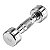 Halter Peso 2kg Cromado Galvanizado Kit 2 unidades Academia Treino Musculaçao Exercicio Pilates Fisioterapia - Imagem 3