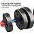 Halter Ajustavel Dumbell 20Kg Academia Musculaçao Barra Anilha Peso Ajustavel Treino Fitness - Imagem 2