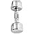 Halter Peso 6kg Cromado Galvanizado Academia Musculaçao Treino Triceps Biceps Exercicio Fitness - Imagem 4