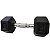Halter Peso 5kg Sextavado Dumpbell Emborrachado Cromado Academia Musculaçao Treino Fortalecimento Exercicio - Imagem 5
