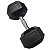 Halter Peso 20kg Sextavado Dumpbell Emborrachado Cromado Academia Musculaçao Biceps Triceps Exercicio Fortalecimento - Imagem 4