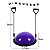 Meia Bola Bosu Elastico Exercicio Alongamento Academia Pilates Yoga Reabilitaçao Fisioterapia Ginastica Musculaçao Step - Imagem 3