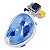 Mascara de Margulho Snorkel Full Face Anti Embaçamento Suporte para Camera Praia Piscina Nataçao Esporte Lazer Diversao - Imagem 8