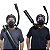 Mascara De Mergulho Cilindro Oxigenio Snorkel Seco Manometro Nataçao Suporte Camera Full Face Anti Embaçamento Mergulha - Imagem 8