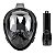 Mascara de Mergulho Full Face Snorkel Anti Embaçamento Ajustavel Suporte para Camera Praia Piscina Esporte Lazer - Imagem 4