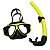 Mascara de Mergulho com Snorkel Oculos Tubo Respiraçao Piscina Nataçao Praia Mar Faixa Ajustavel Esporte Lazer Diversao - Imagem 5