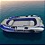 Bote Barco Inflavel Grande 4 Pessoas Reforçado Remo Inflador Praia Passeio Iate Lancha Pesca Verao Jetski Mar Rio - Imagem 6